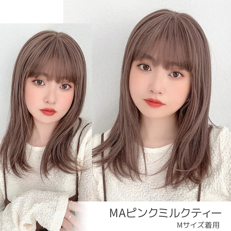 医療用ウィッグ 素肌ウィッグ 接触冷感 シェリーセミディ｜ウィッグの